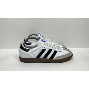 Adidas Samba OG Sneakers Men's Size 7 White Black Gum B75806 Shoes